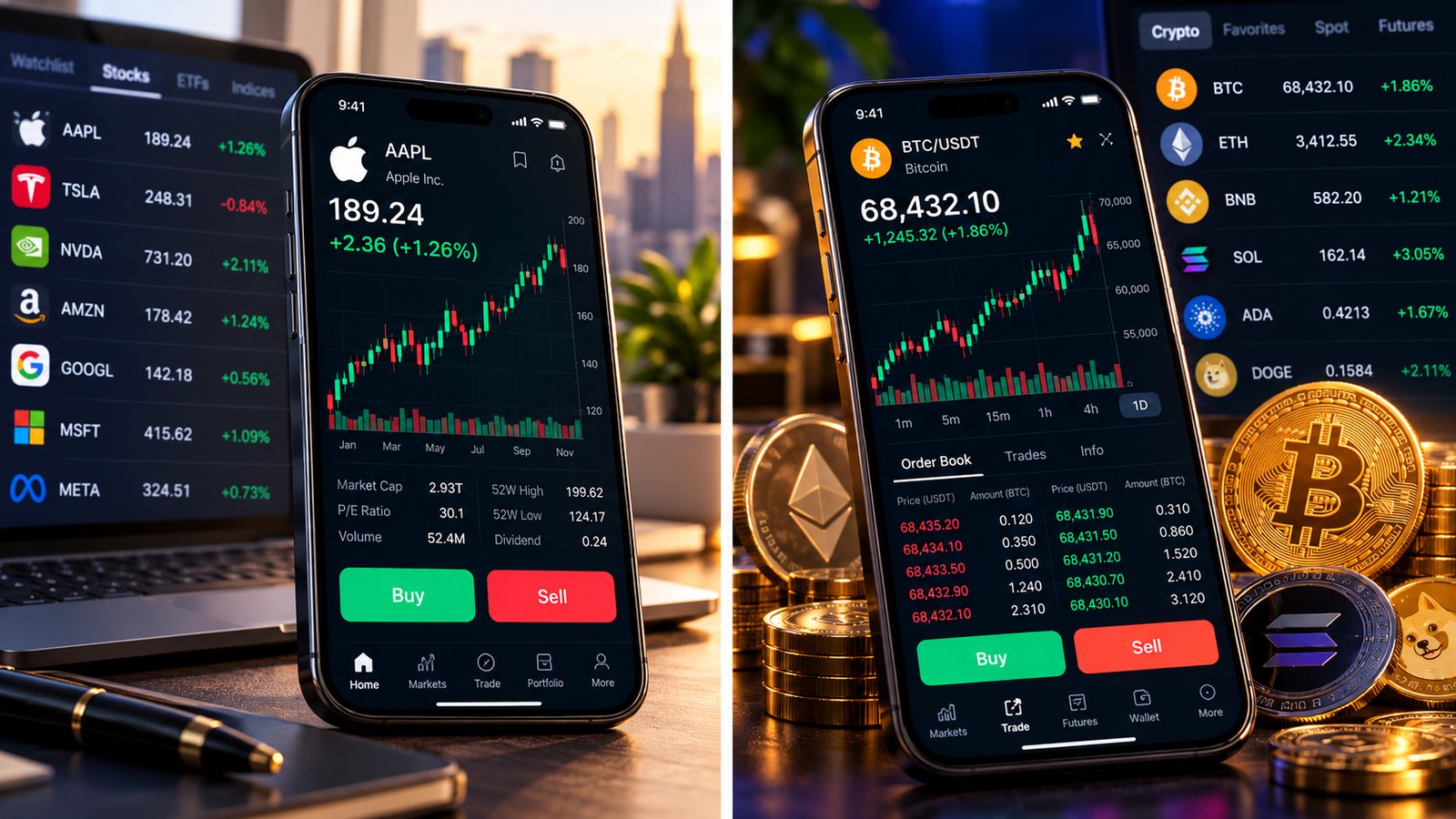 Štednjište — desktop and mobile trading terminal